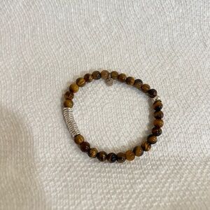 TATEOSSIAN brown Beaded Bracelet Elasticated